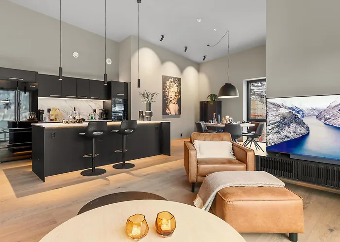 Daire Toppleilighet Pa Bryggen I Med Fantastisk Utsikt