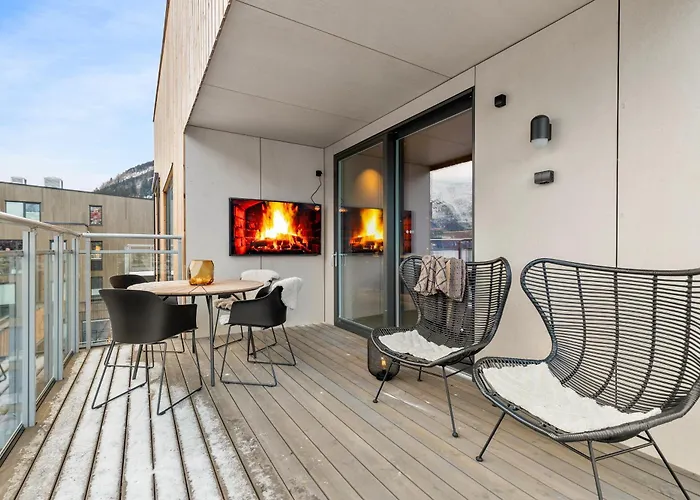 Toppleilighet Pa Bryggen I Med Fantastisk Utsikt *