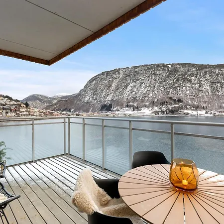 公寓 Toppleilighet Pa Bryggen I Med Fantastisk Utsikt