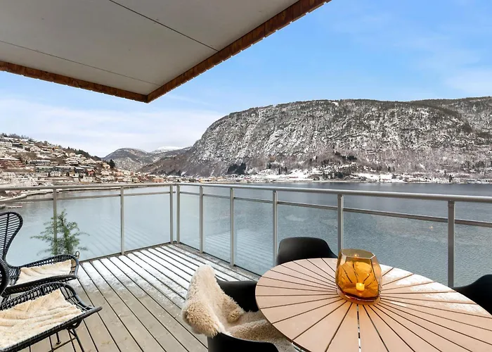 公寓 Toppleilighet Pa Bryggen I Med Fantastisk Utsikt